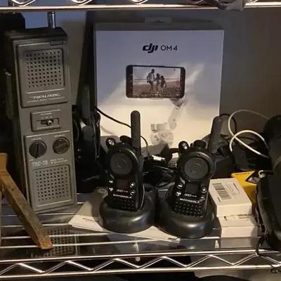Electronics Collection with Cameras, Tablet, and New DJI OM4 Stabilizer
