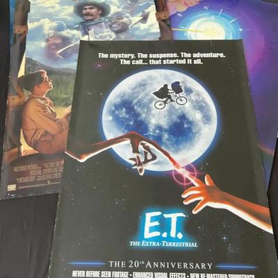 Movie Poster Collection Featuring E.T., The Polar Express, Ice Age & More
