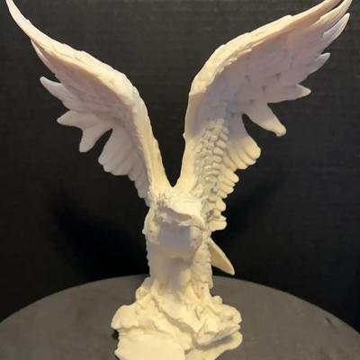 Carrara Marble Eagle Sculpture