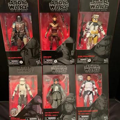 Star Wars The Black Series – Set of Six Hasbro Collectibles