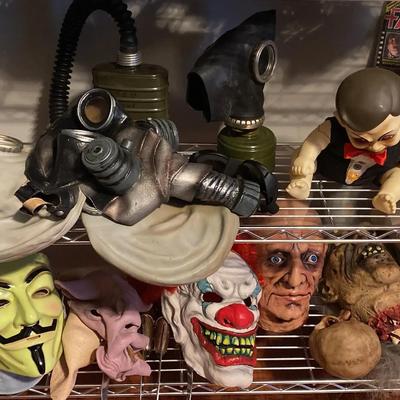 Horror & Halloween Collectibles Featuring Masks, Props & More