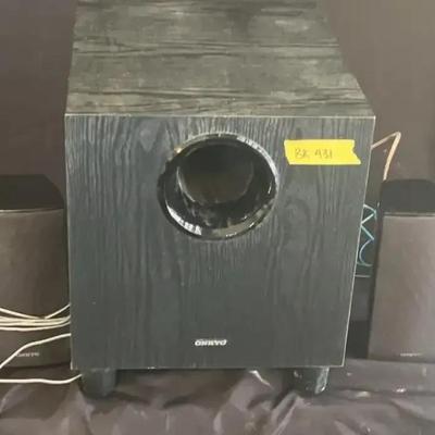 BK431 Onkyo Sub Woofer And Speakers