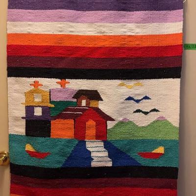 BK172 Handmade Rug Wall Hanging #2