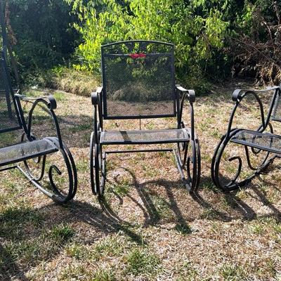 BK505 Metal Patio Rockers