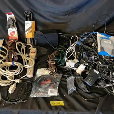 BK438 Plethora Of Audiovisual, AC Cables & Power Strips
