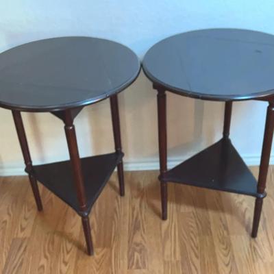 BK105 Bombay Round Triple Drop Leaf Folding Tables