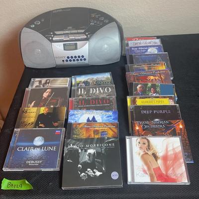 BK129 Sony Radio Cassette CD Player & CD’s