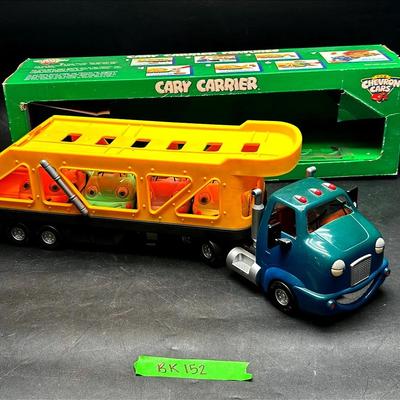 BK152 The Chevron “Cary Carrier” W/Original Box & Cars 