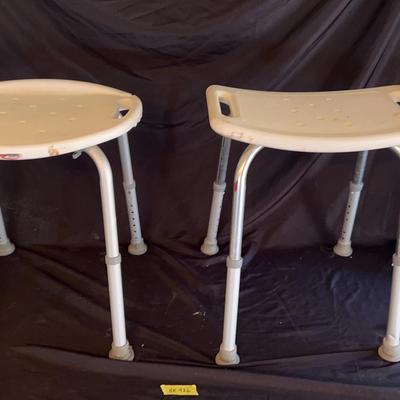 BK426 Two Adjustable Shower Chairs 