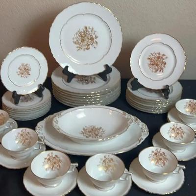 BK141 Haviland Limoges Floreal China Set (41 pcs)