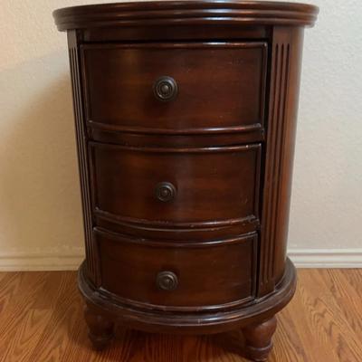 BK107 Coaster 3 Drawer End Table