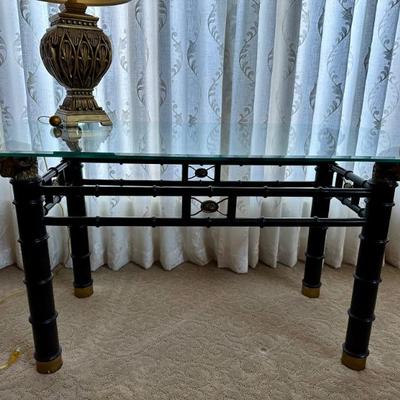 Sale Photo Thumbnail #15: Brass rams head table/desk