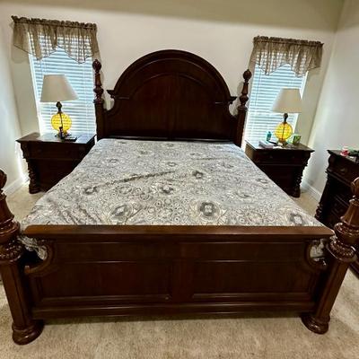 Sale Photo Thumbnail #50: King size bedroom suite sold all together. 