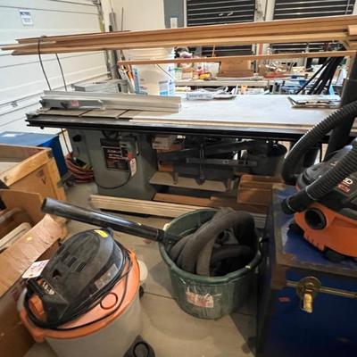 Sale Photo Thumbnail #211: Large Delta Unisaw Table saw Seen online