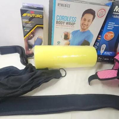 Wrist Wrap, Body Wrap, Heating Pad, Lumbar Support, Slings & Braces