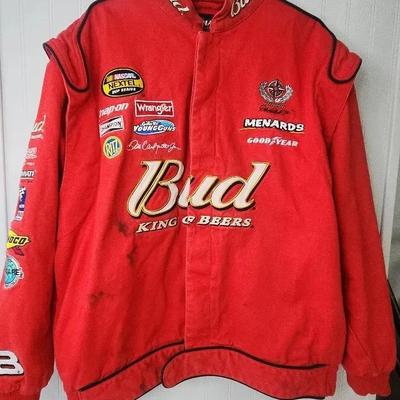Dale Earnhardt #8 Racing Coat XL Bud King Of Beers