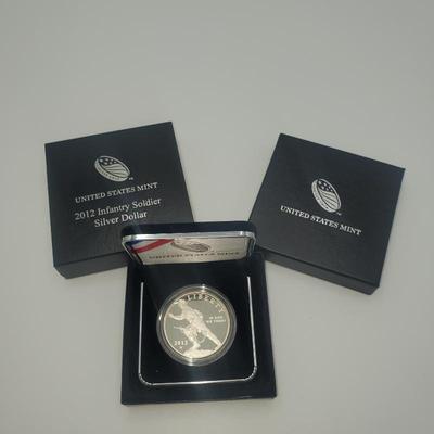 Lot 1167 2012 us mint infantry soldier half dollar