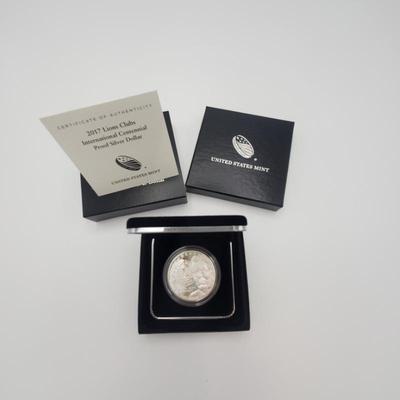 Lot 1175 2017 us mint lions club international centennial siver dollar