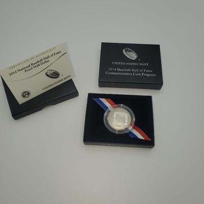 Lot 1133 baseball silver coin 2014