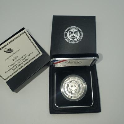 Lot 1093 us army commerative coin 2011