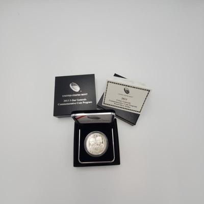 Lot 1186 2013 us mint 5 star generals commerative coin program