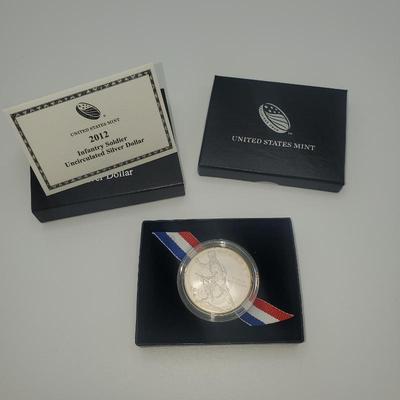 Lot 1169 2012 us mint infantry soldier half dollar