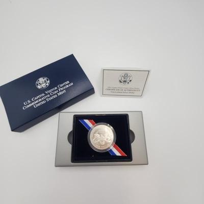 Lot 1195 2001 US Mint US Capitol Visitor Center Commerative Coin Program - Proof Clad Half Dollar