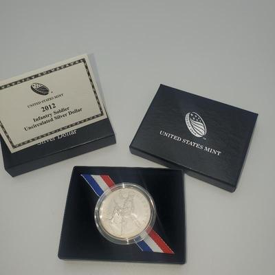 Lot 1169 2012 us mint infantry soldier half dollar