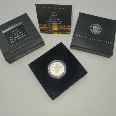 Lot 1072 greatest generation 2024 coin