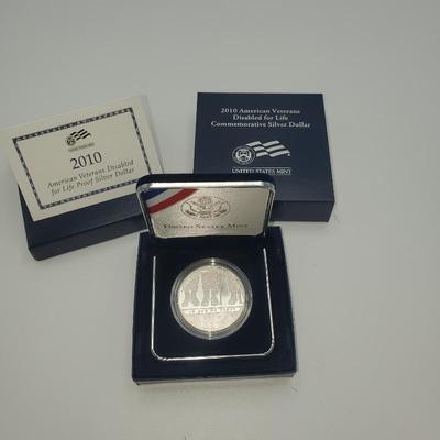 Lot 1131 veteran silver dollar 2010