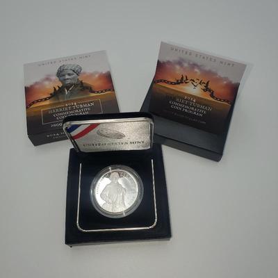 Lot 1145 2024 Harriet Tubman Commerative Coin Program Silver Dollar Proof