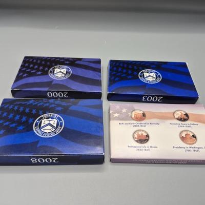 3 proof sets penny proof