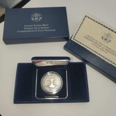 Lot 1082 thomas edison commerative 2004