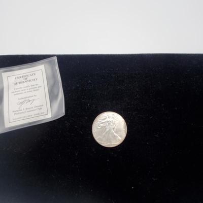 Lot 1202 2010 walking liberty silver dollar