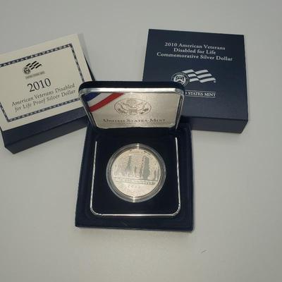 Lot 1129 veteran silver dollar 2010