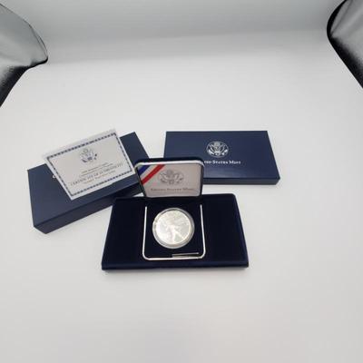 Lot 1190 2006 US Mint Benjamin Franklin Commerative Coin Program Scientist Silver Dollar Proof