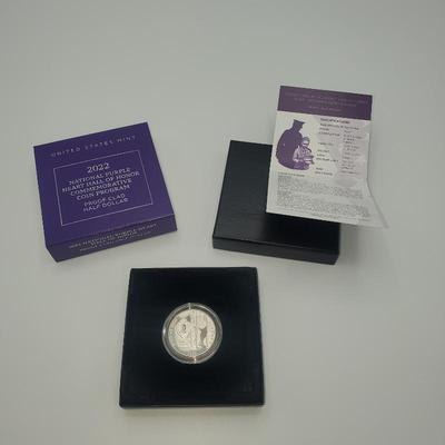 Lot 1140 purple heart silver coin