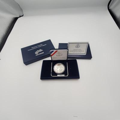 Lot 1193 2006 US Mint Benjamin Franklin Commerative Coin Program Founding Father Silver Dollar Proof