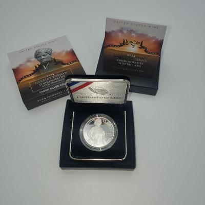Lot 1146 2024 Harriet Tubman Commerative Coin Program Silver Dollar Proof