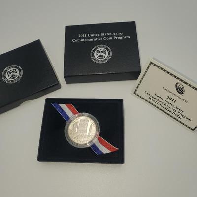 Lot 1086 us army commerative coin 2011