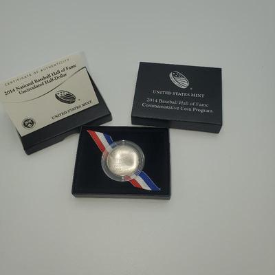 Lot 1134 baseball silver coin 2014