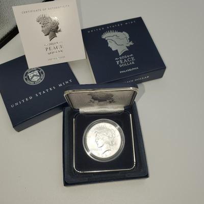 Lot 1038 peace dollar 2024