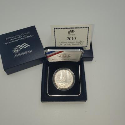 Lot 1130 veteran silver dollar 2010