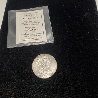 Lot 1206 2010 walking liberty silver dollar