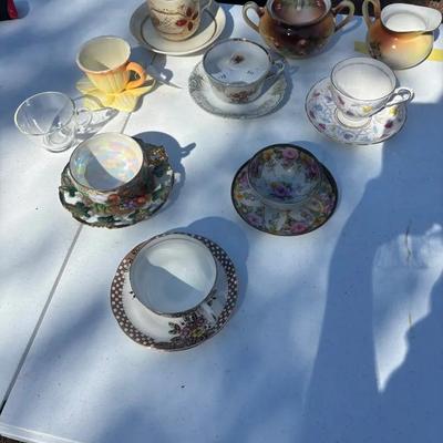 Collection Of Tea Cups/plates