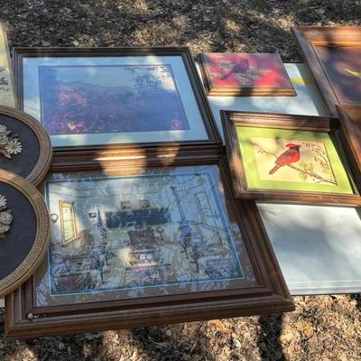 Set Of Painting With Frames 