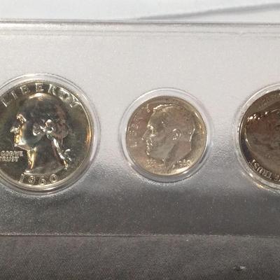 1960 Ben Franklen Coin Set Silver 