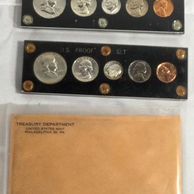 1963, Franklen Coin Sets, 1957 P Set Sealed