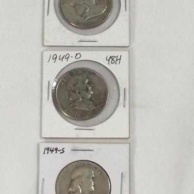 Franklin Lot 1949, 1949 D, 1949 S