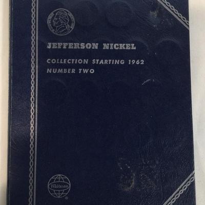 Jefferson Nickel Collection Book 2 1962